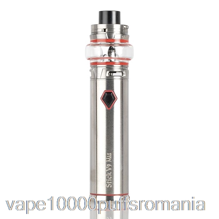 Vape Romania Smok Stick V9 & Stick V9 Max Kit De Pornire 60w V9 Max - Otel Inoxidabil